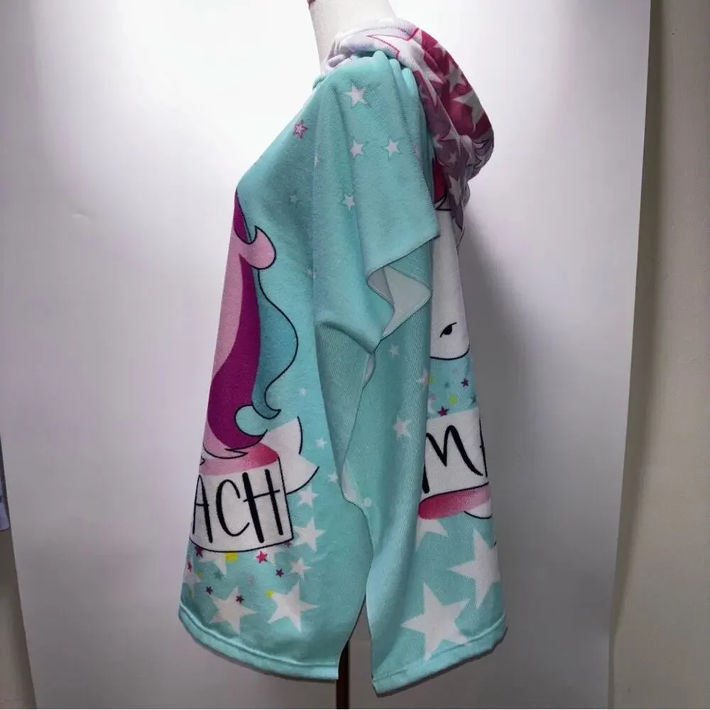 Sunsations Kid’s Unicorn “Magic Beach” Poncho Towel
